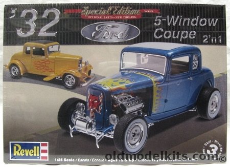 Revell 1/25 1932 Ford 5 Window Coupe 'Deuce', 85-4228 plastic model kit
